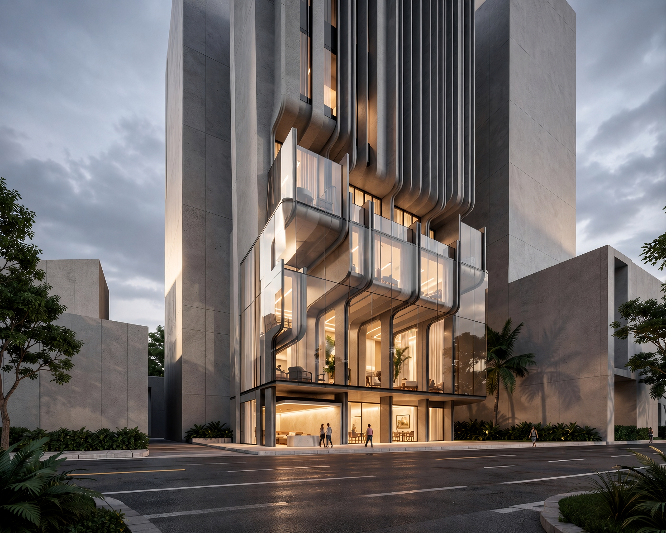 AYATHORN WATERGATE HOTEL architectural concept view
